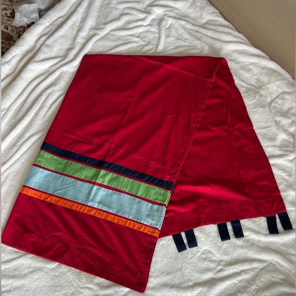 Colorful Tab Top Window Curtains - Set of 2